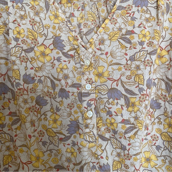 Free Assembly Floral Blouse Small - Picture 3 of 9
